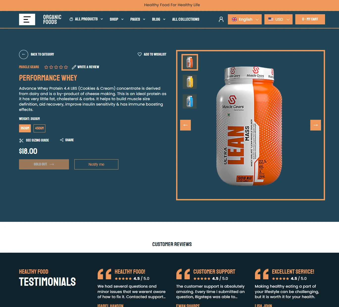 Organic Foods Shopify Theme - WorkDo