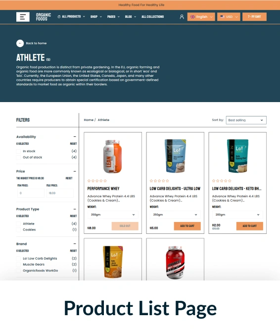 Organic Foods Shopify Theme