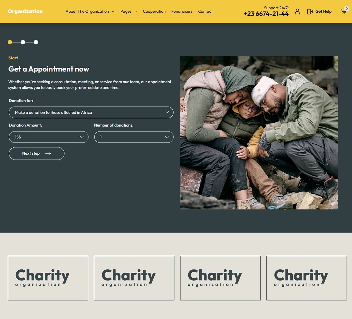Organization Shopify Theme - WorkDo