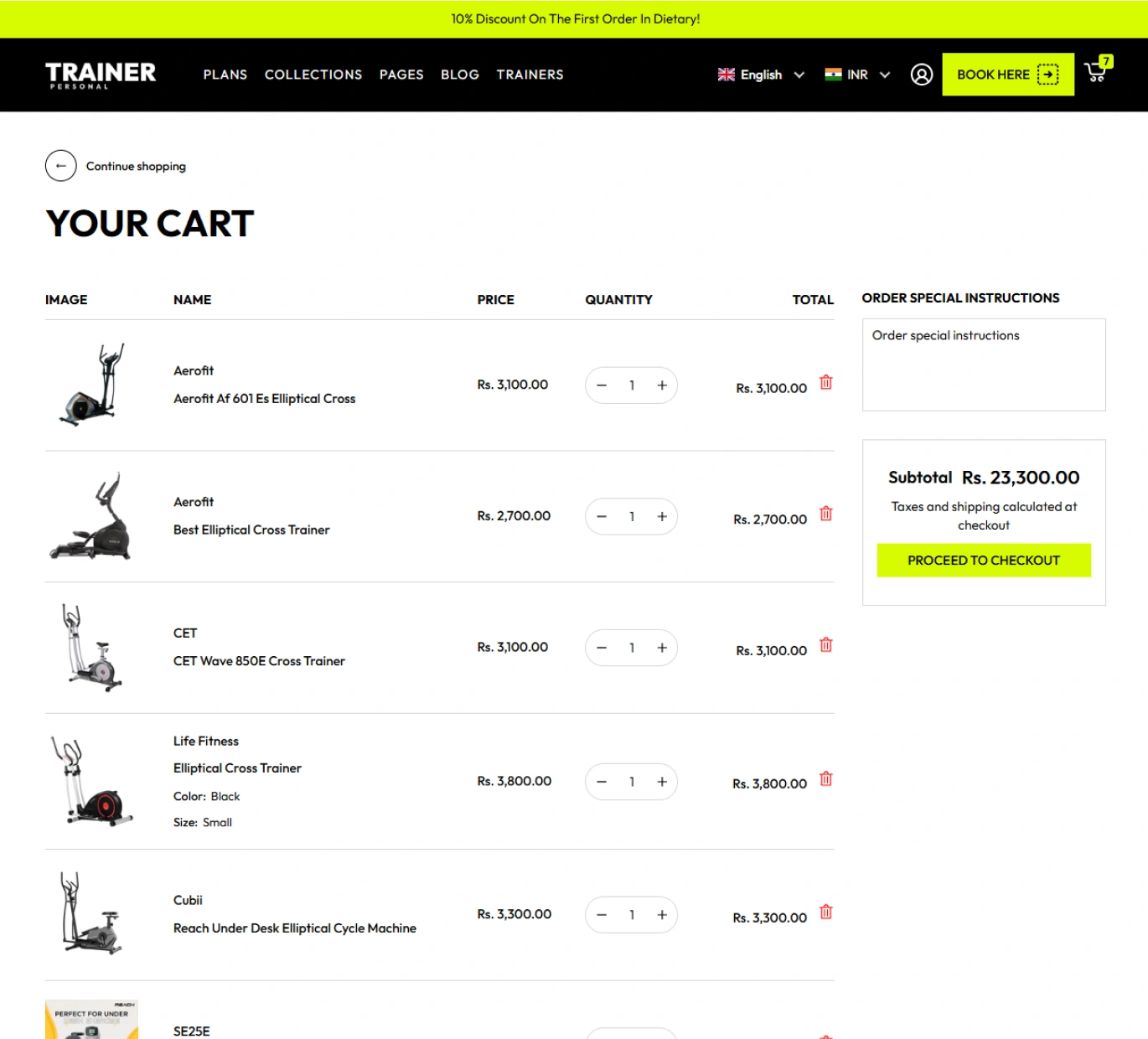 Personal Trainer Shopify Theme - WorkDo