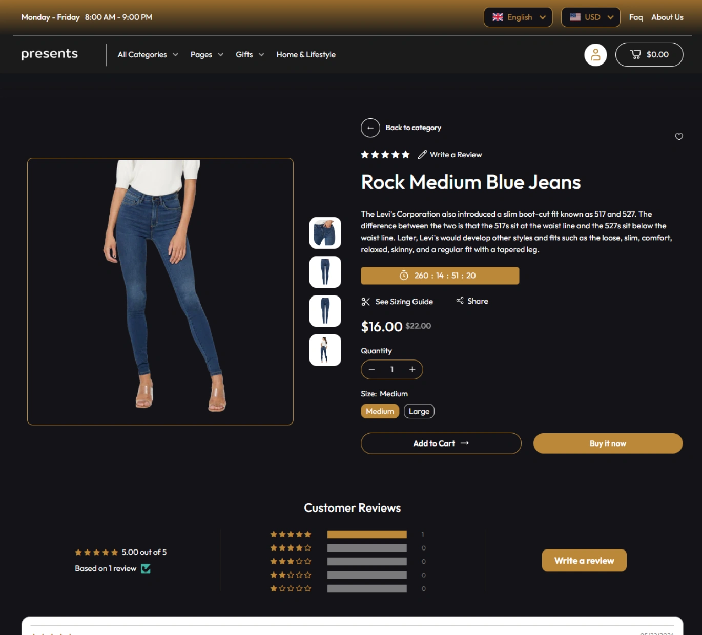 Presents Shopify Theme - WorkDo