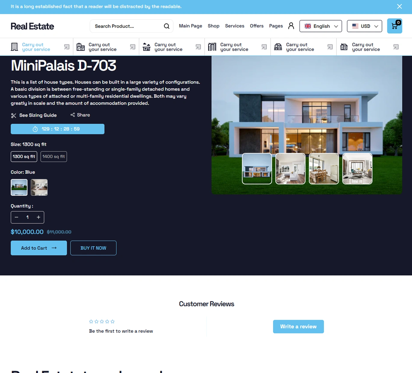 Real Estate Shopify Theme - WorkDo
