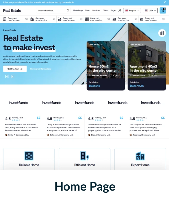 Real Estate Shopify Theme