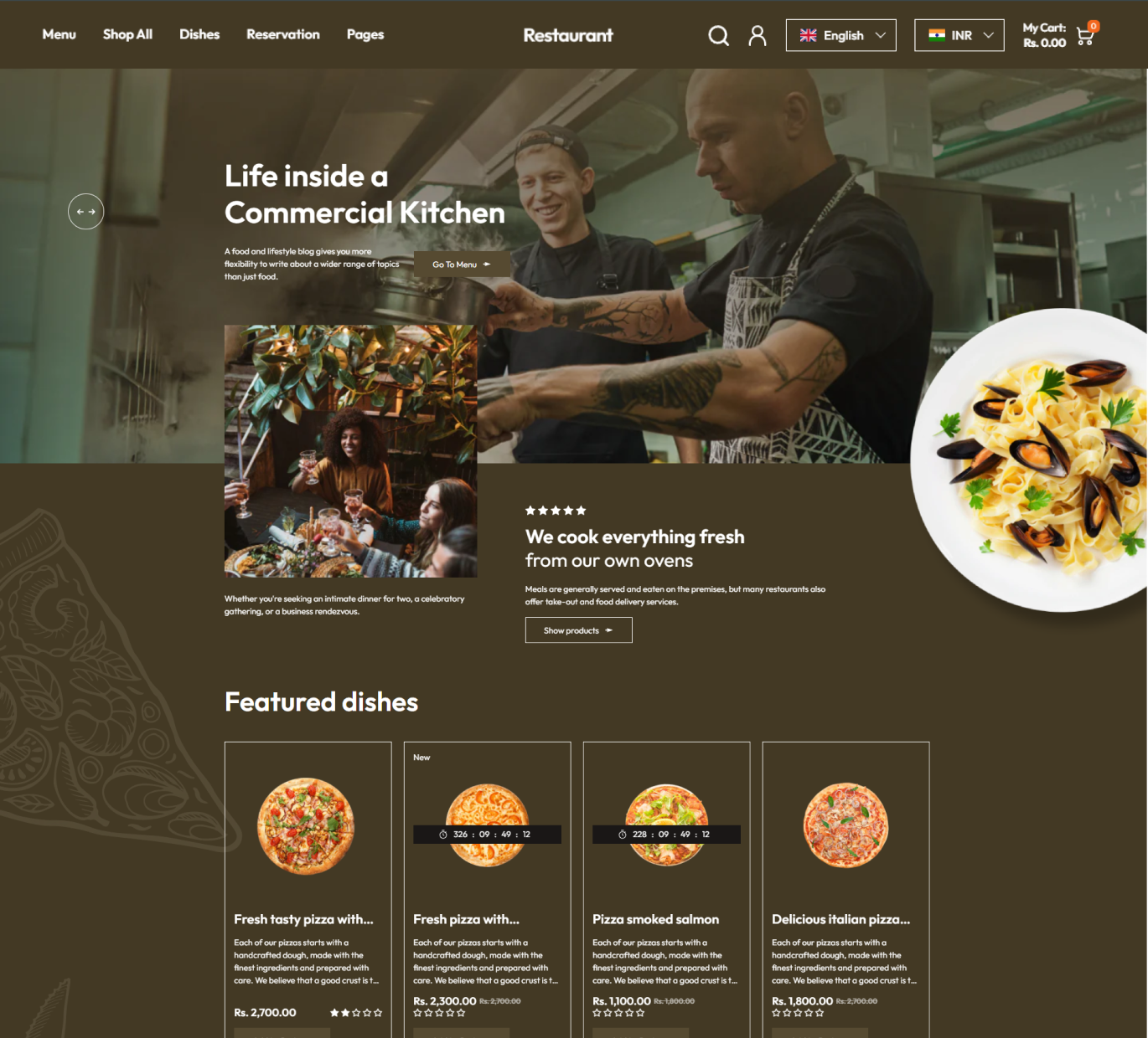 Restaurant-x Shopify Theme - WorkDo