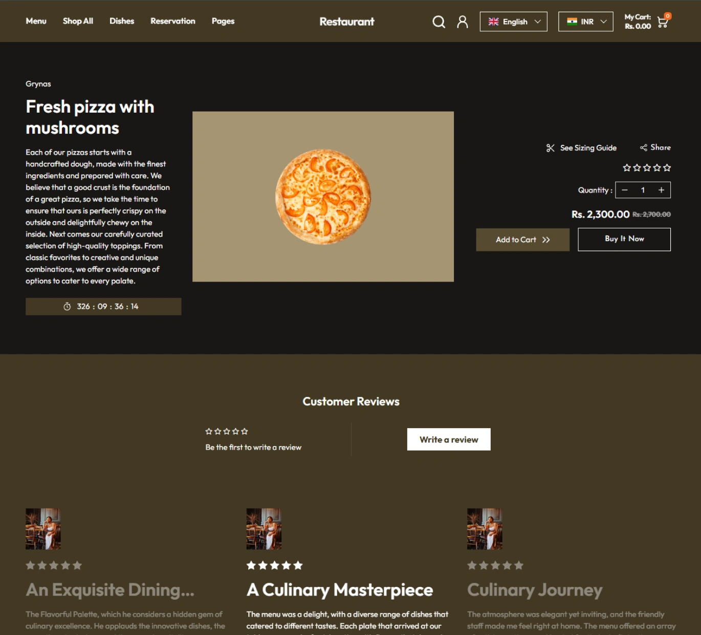 Restaurant-x Shopify Theme - WorkDo