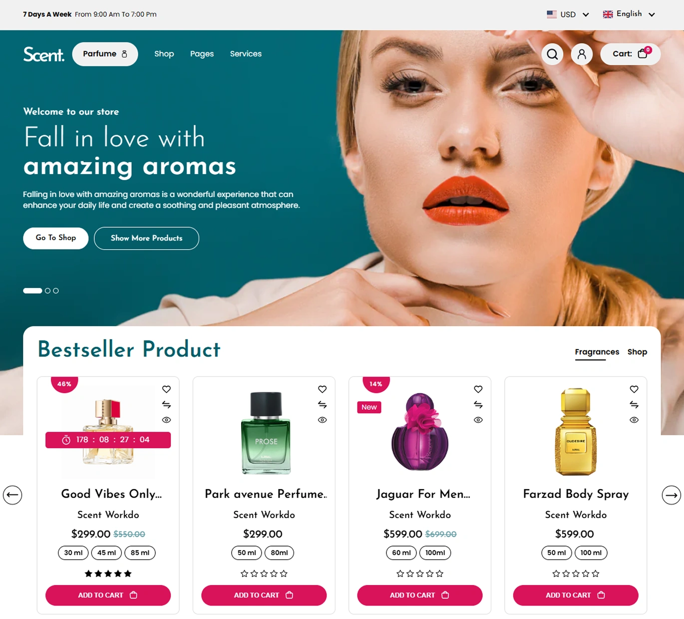 Scent Shopify Theme - WorkDo