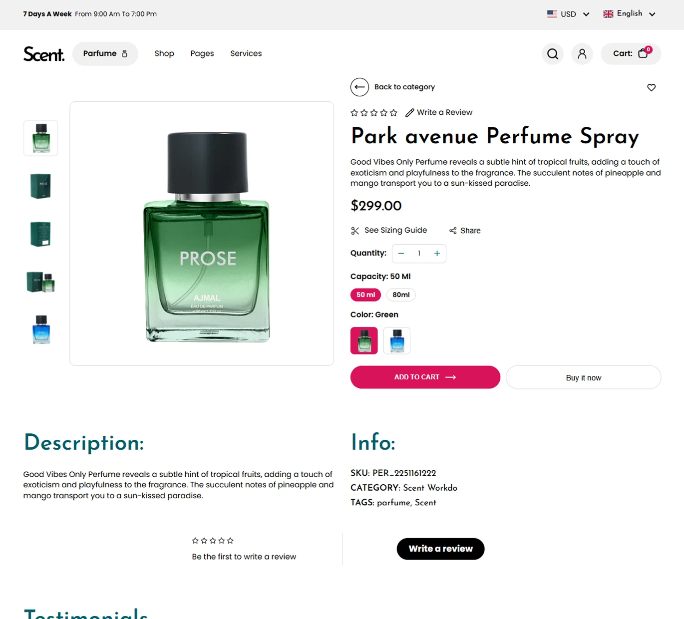 Scent Shopify Theme - WorkDo