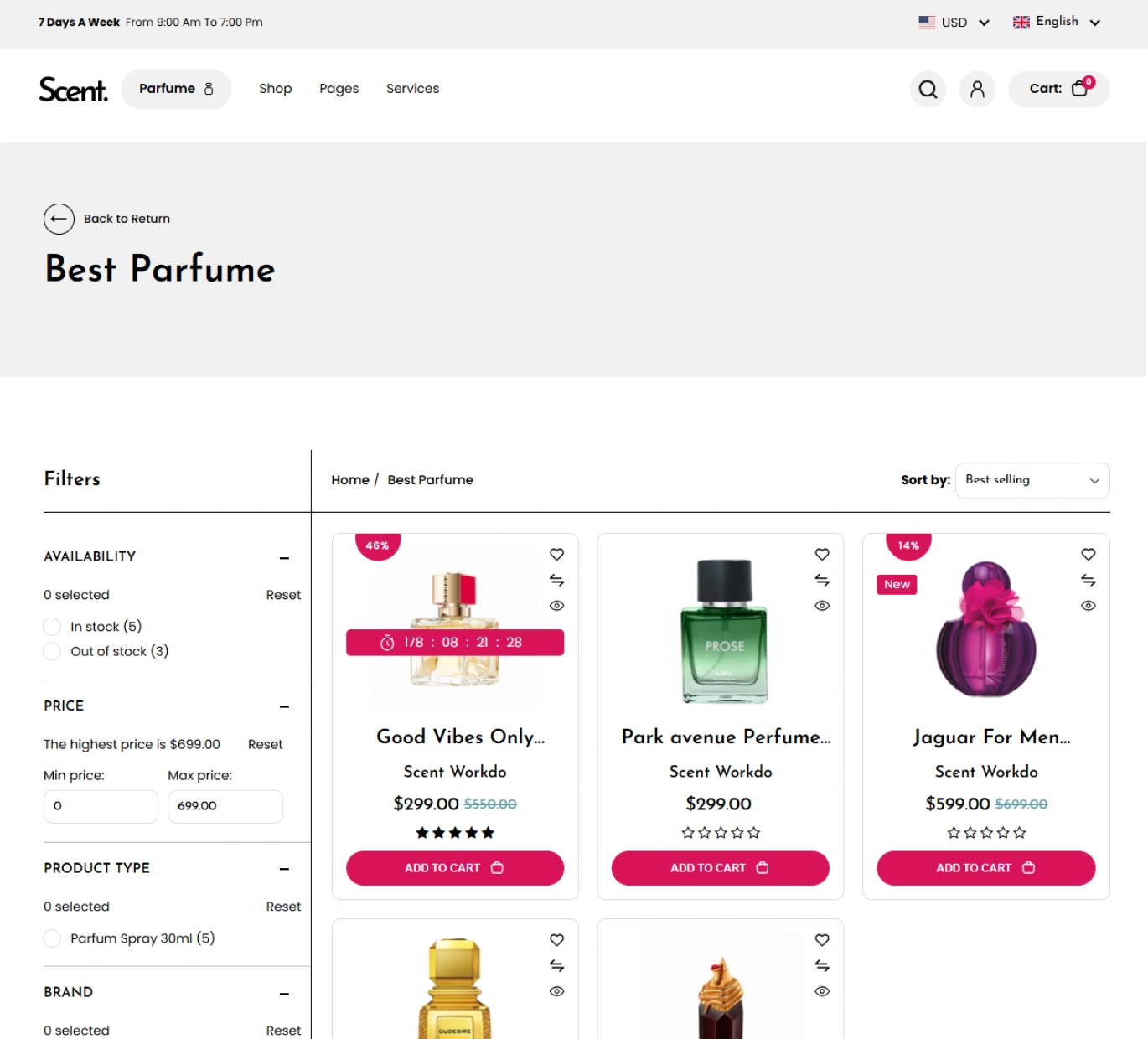 Scent Shopify Theme - WorkDo