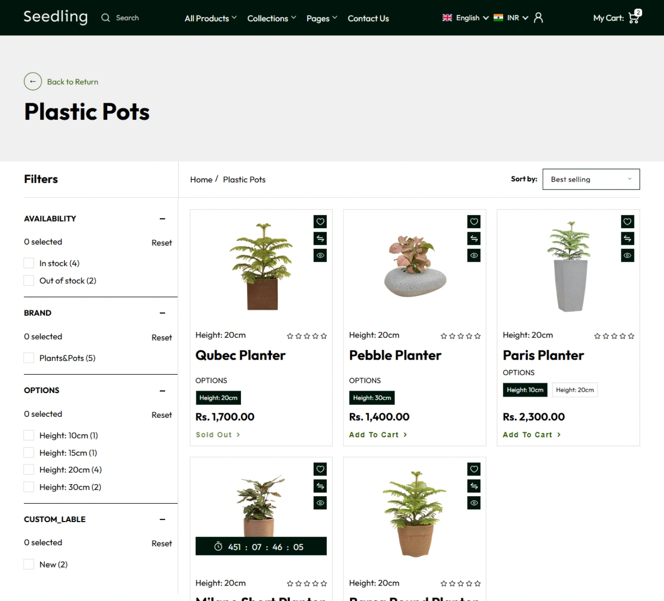 Seedling Shopify Theme - WorkDo