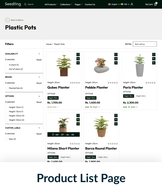 Seedling Shopify Theme