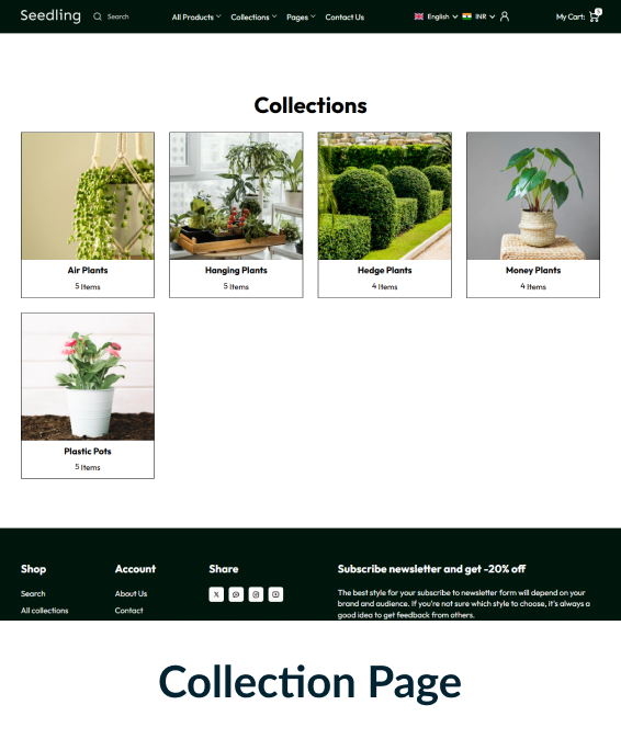 Seedling Shopify Theme