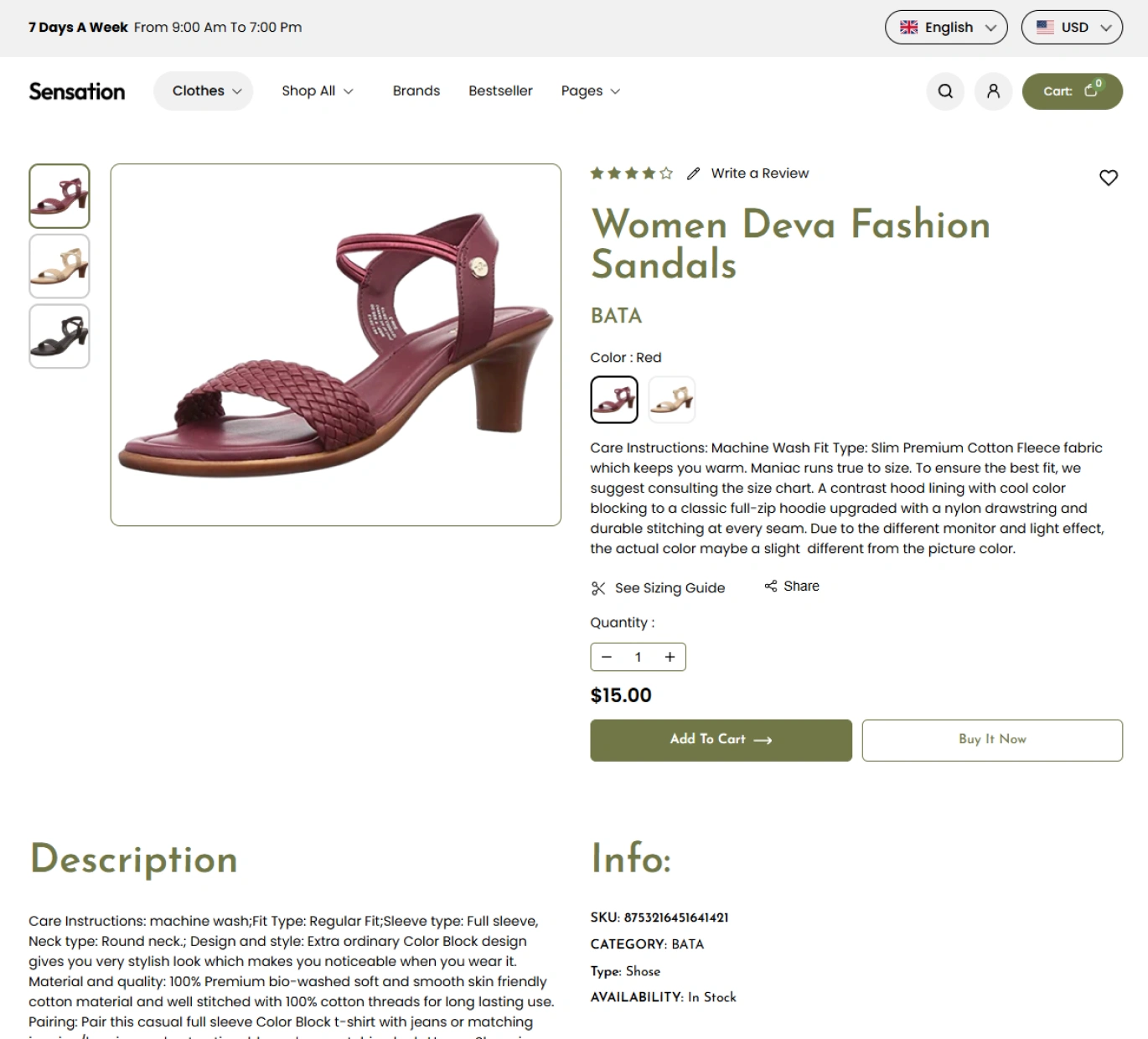 Sensation Shopify Theme - WorkDo