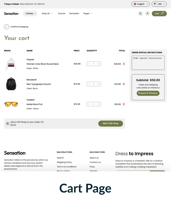 Sensation Shopify Theme