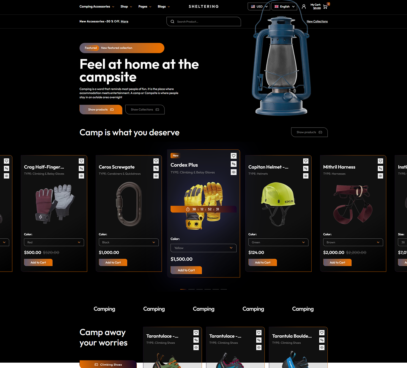 Sheltering Shopify Theme - WorkDo