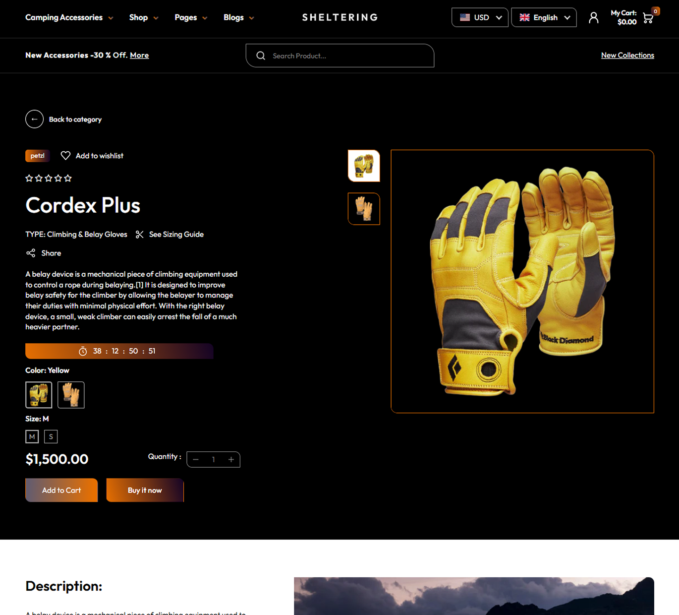 Sheltering Shopify Theme - WorkDo