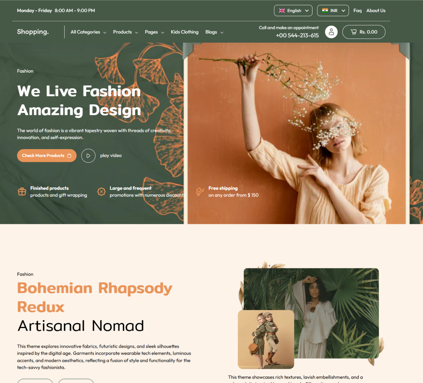 Shopping Shopify Theme - WorkDo