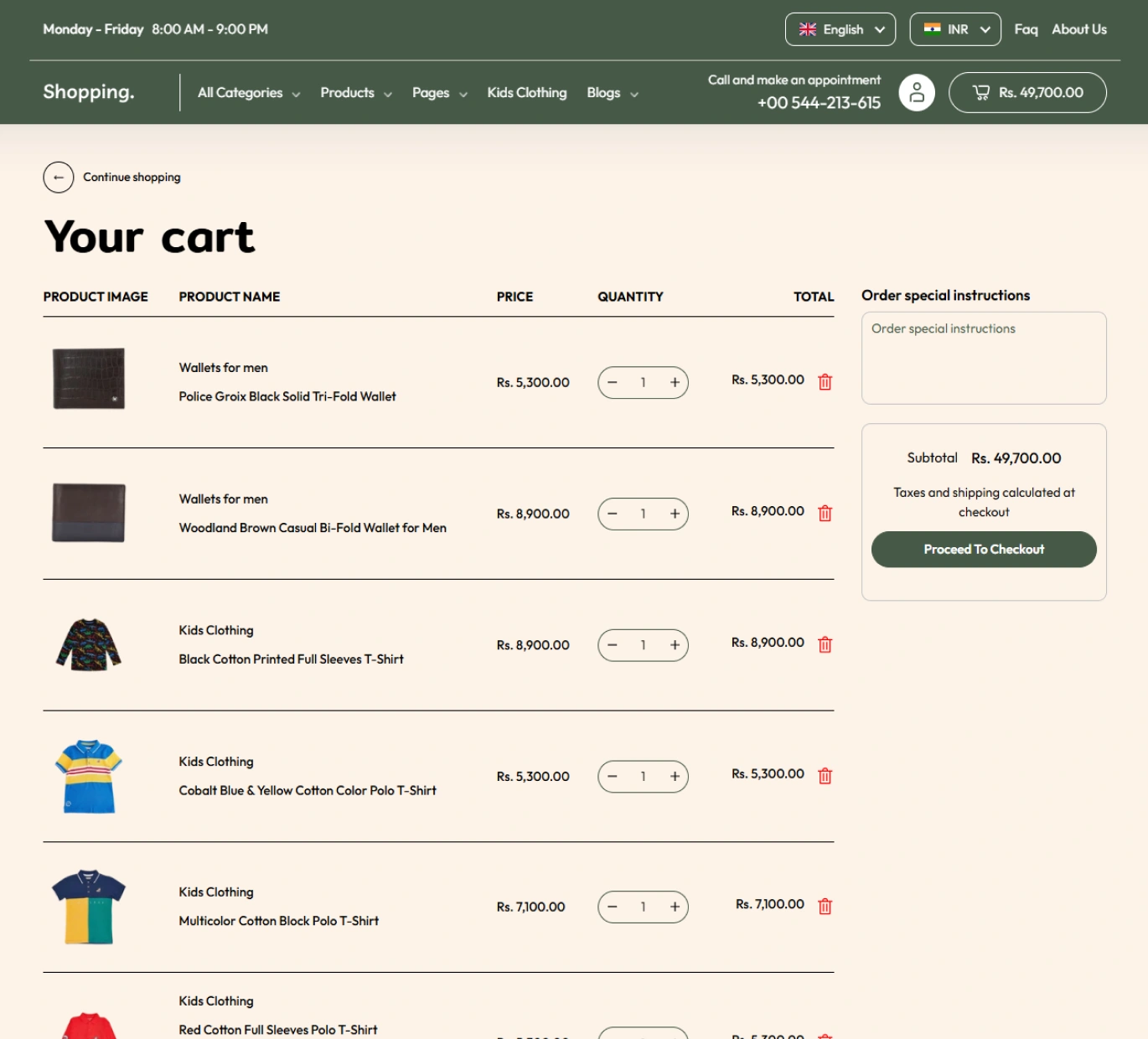Shopping Shopify Theme - WorkDo