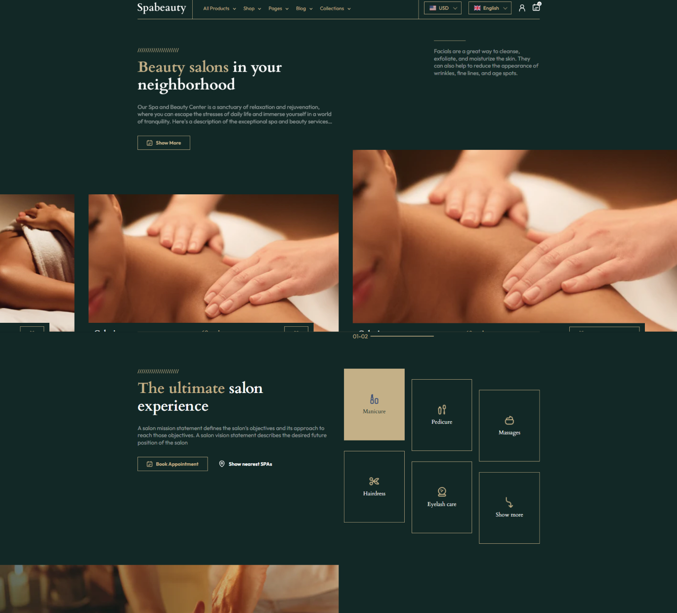 Spa & Beauty Shopify Theme - WorkDo