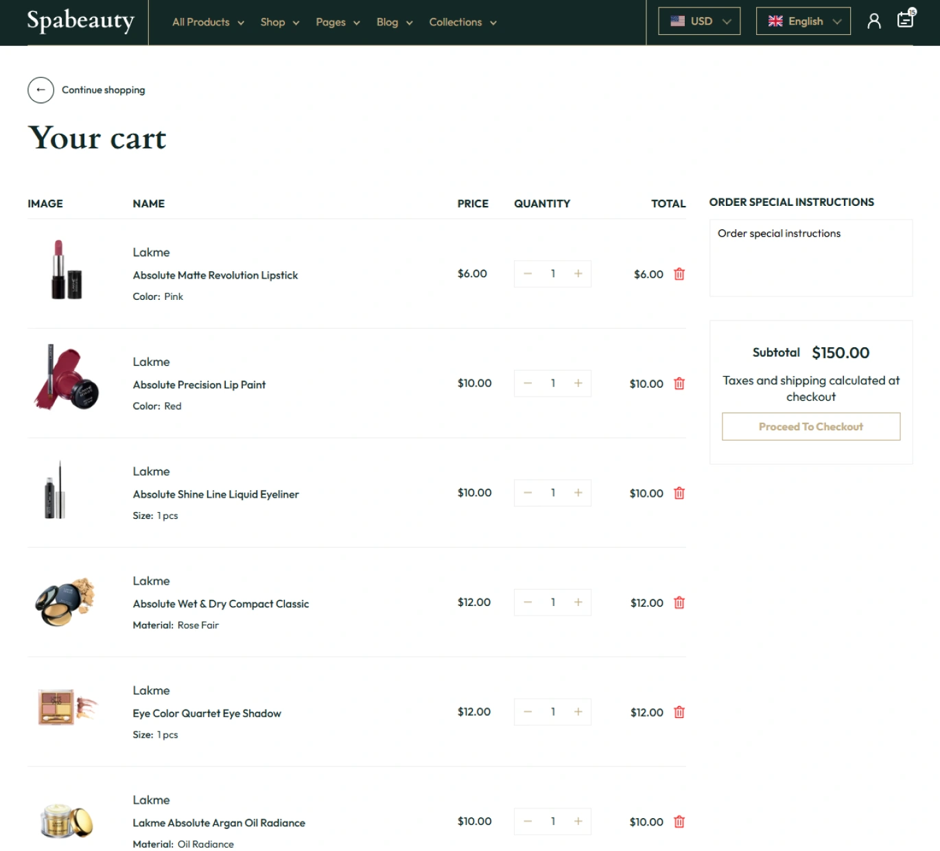 Spa & Beauty Shopify Theme - WorkDo