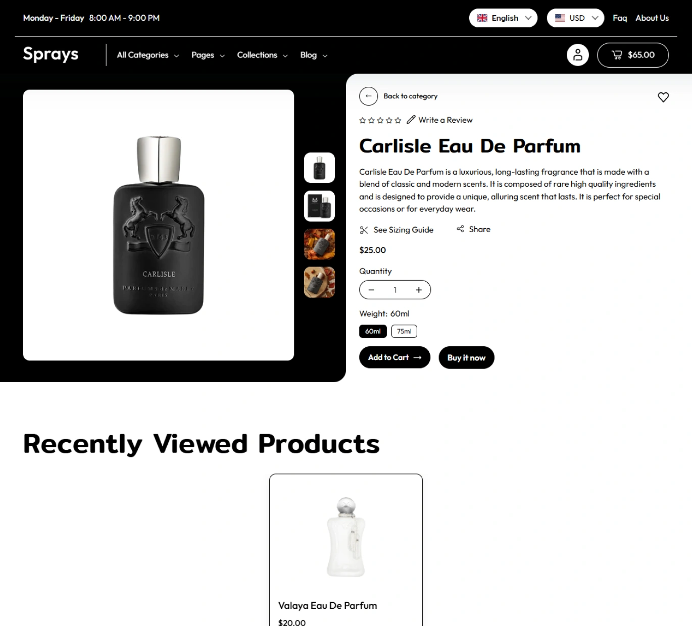 Sprays Shopify Theme - WorkDo
