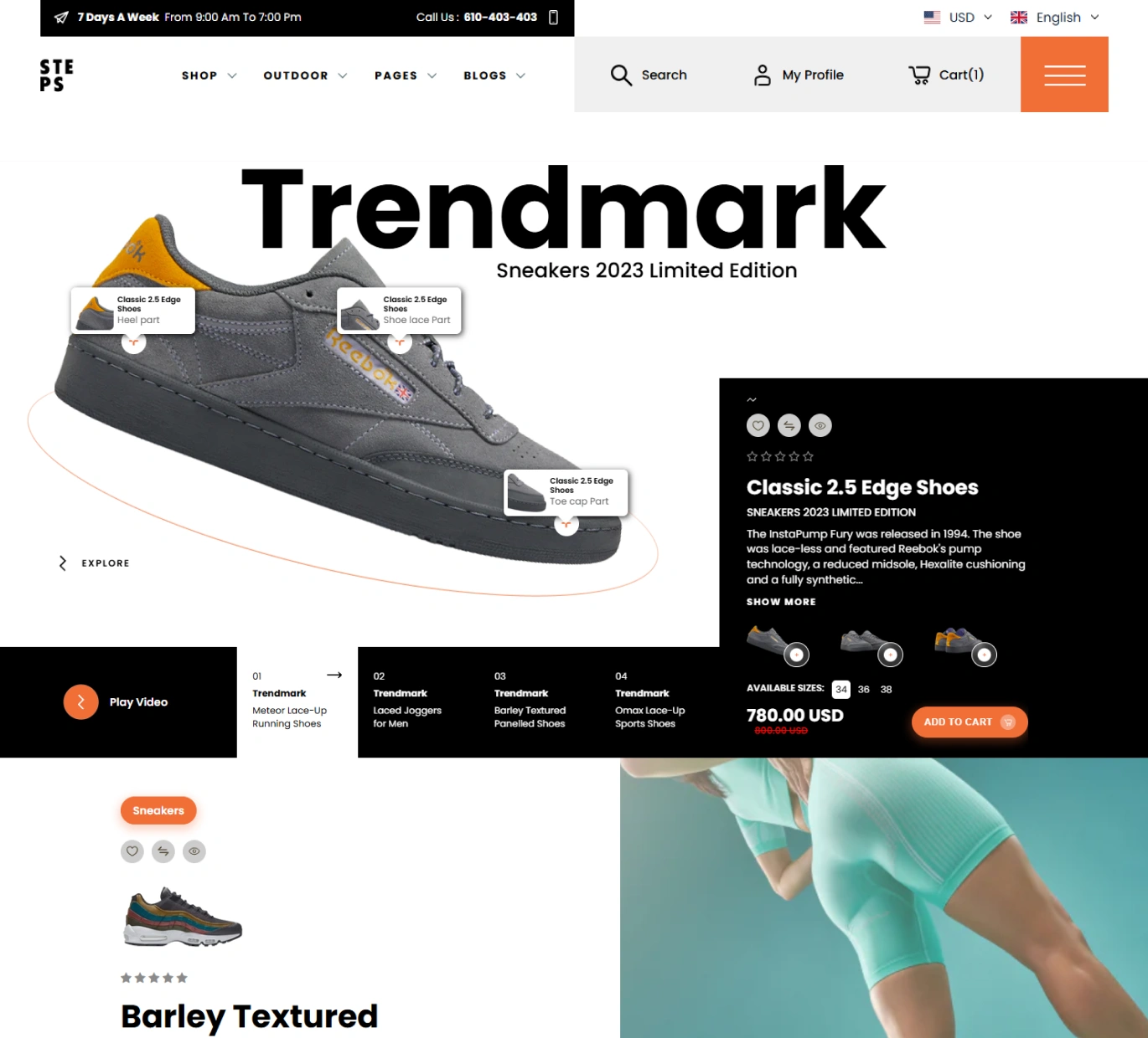 Steps Shopify Theme - WorkDo