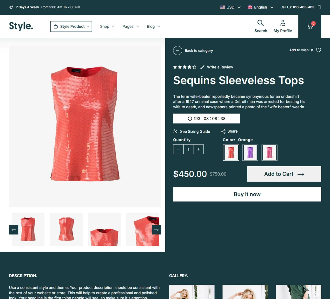 Style Shopify Theme - WorkDo