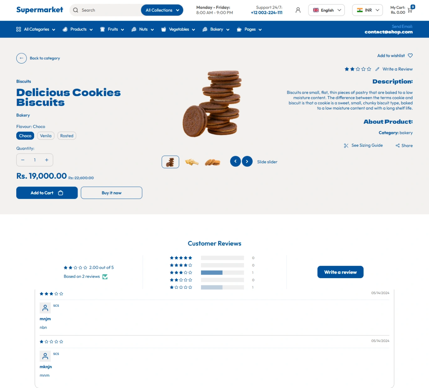 Supermarket Shopify Theme - WorkDo