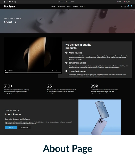 Techno Shopify Theme