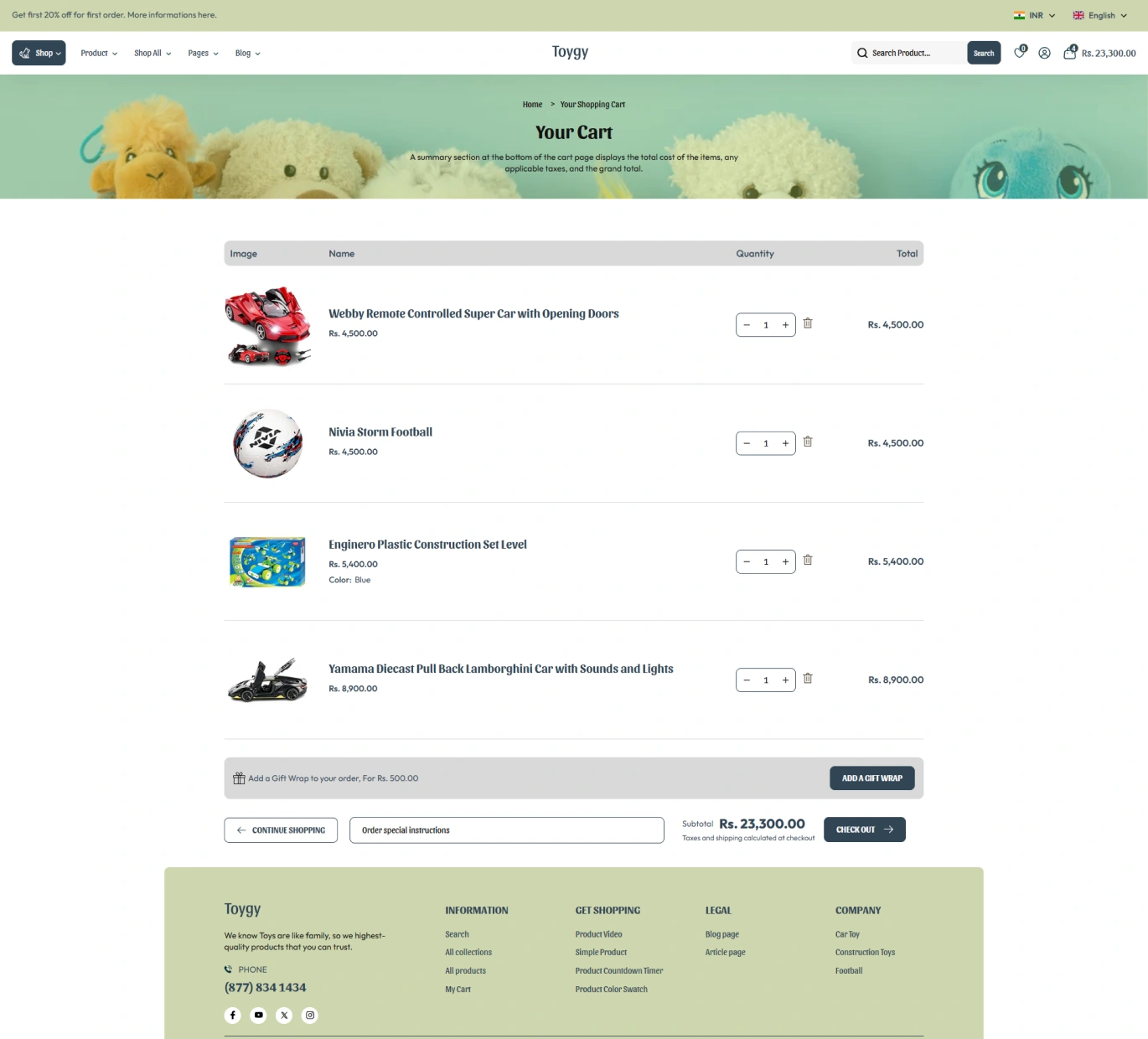 Toygy Shopify Theme - WorkDo