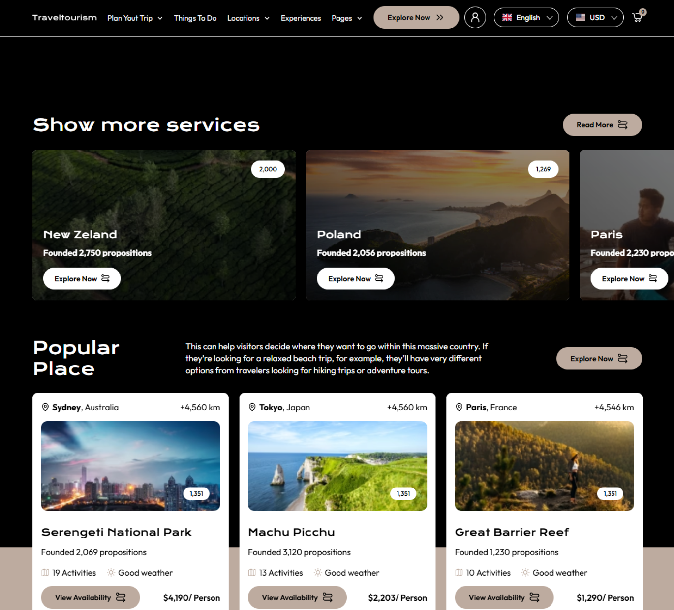 Travel Tourism Shopify Theme - WorkDo