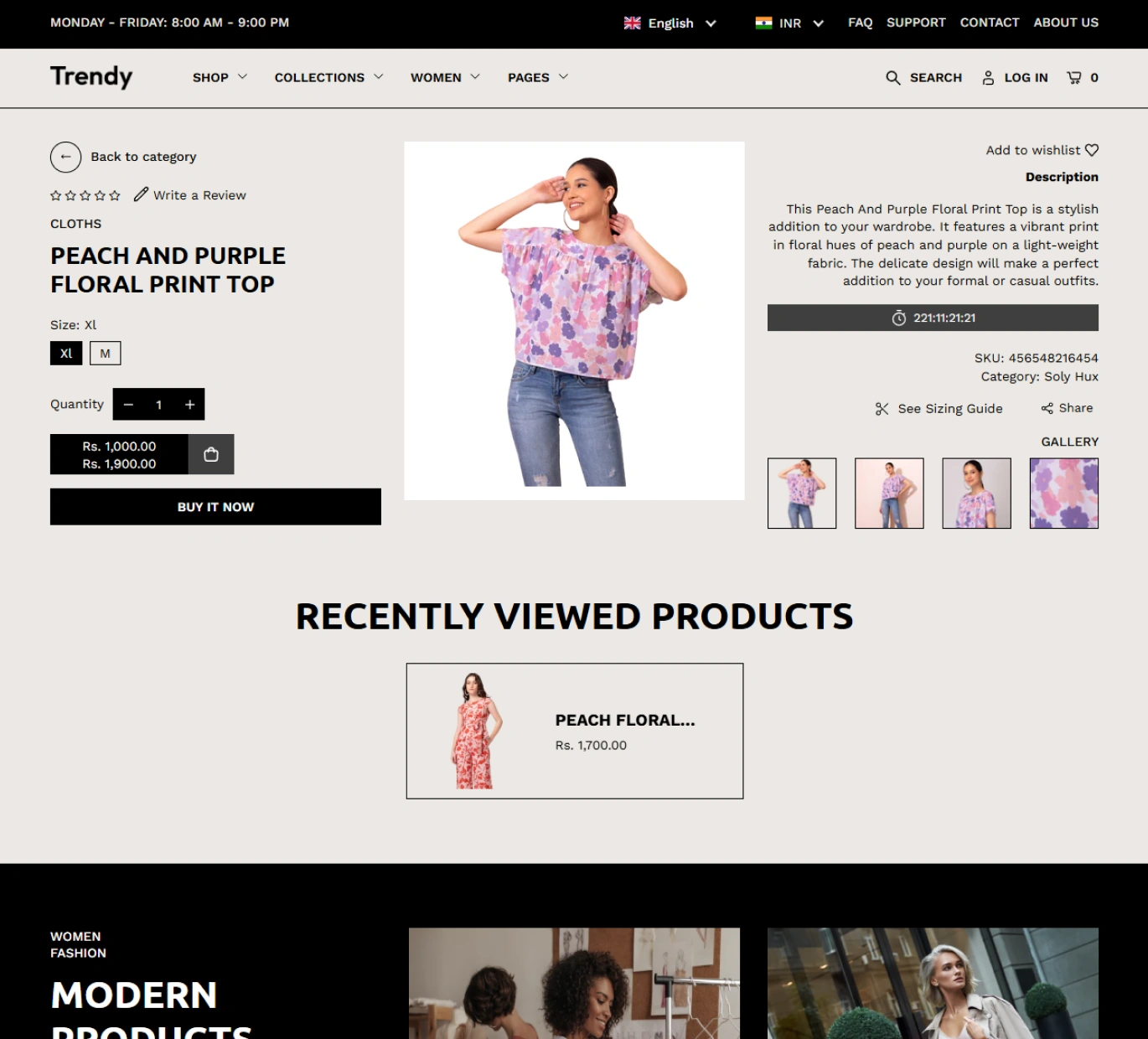 Trendy Shopify Theme - WorkDo