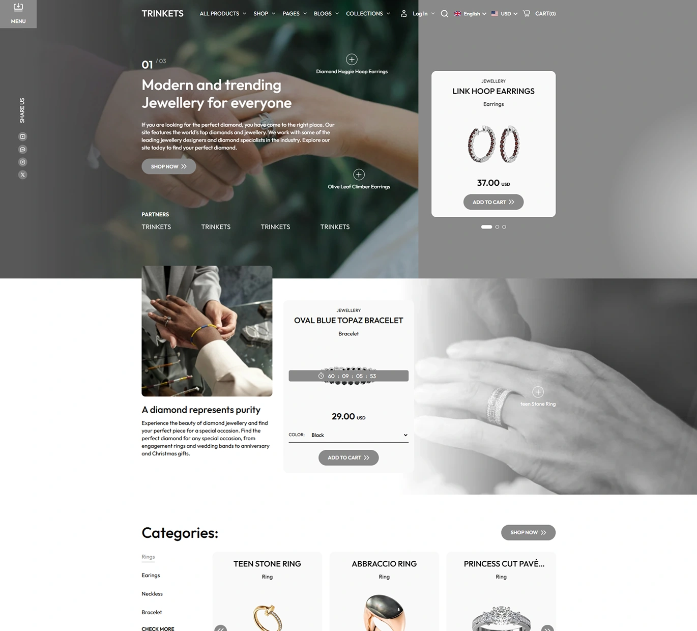 Trinkets Shopify Theme - WorkDo