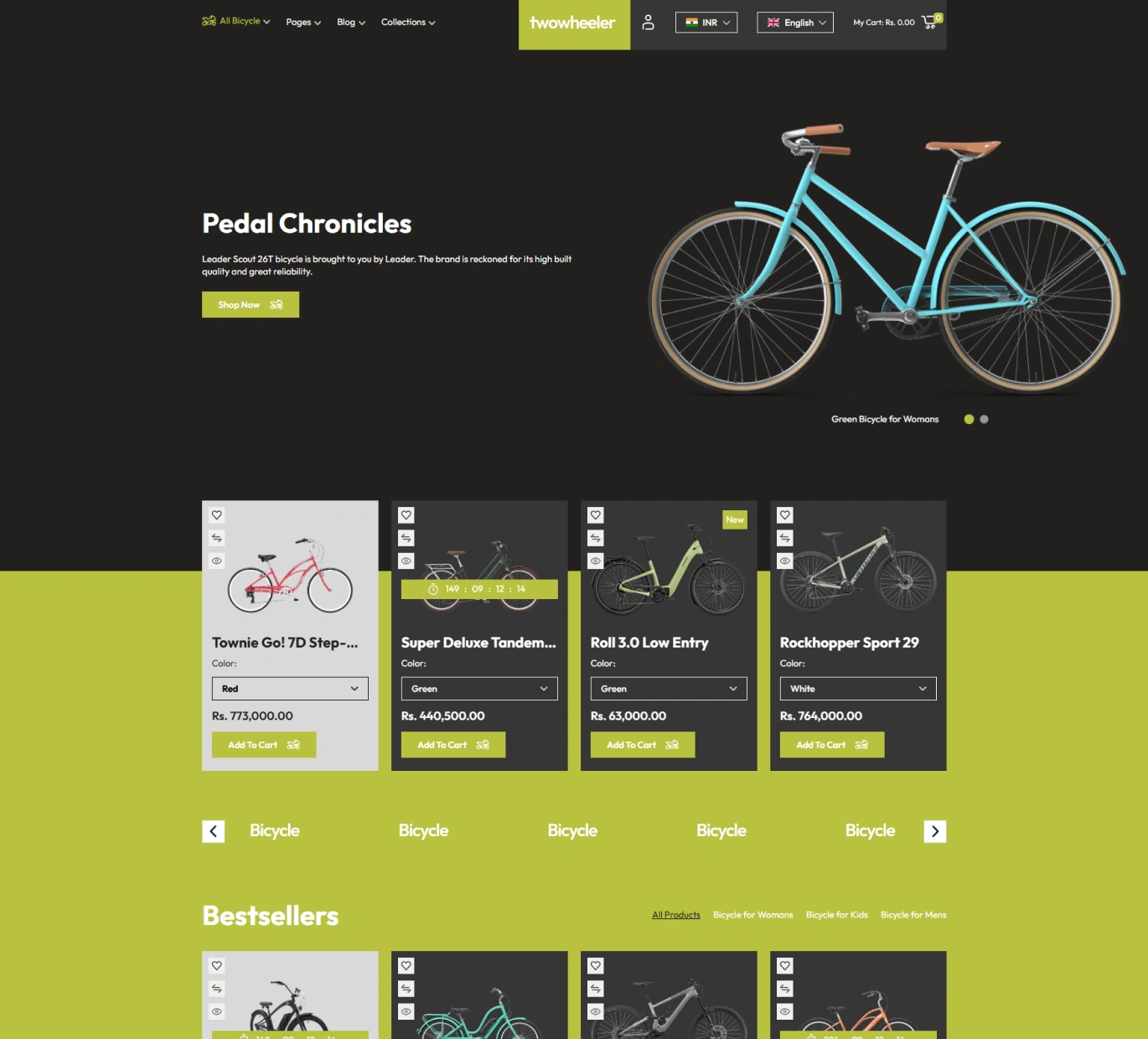 Two Wheeler Shopify Theme - WorkDo