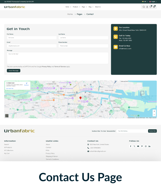Urbanfabric Shopify Theme