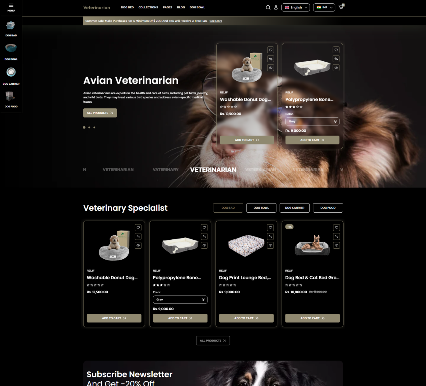 Veterinarian Shopify Theme - WorkDo