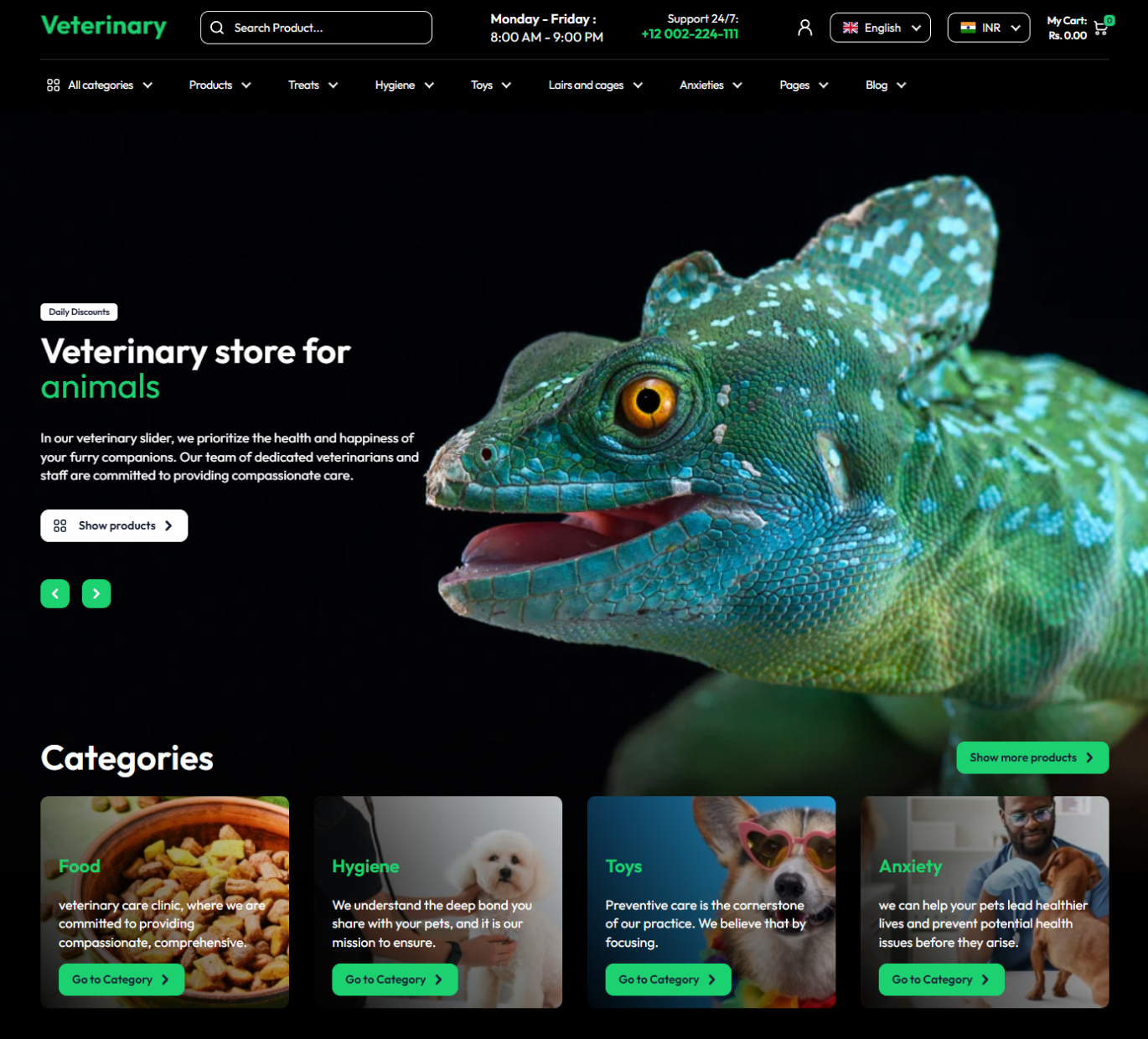 Veterinary Shopify Theme - WorkDo