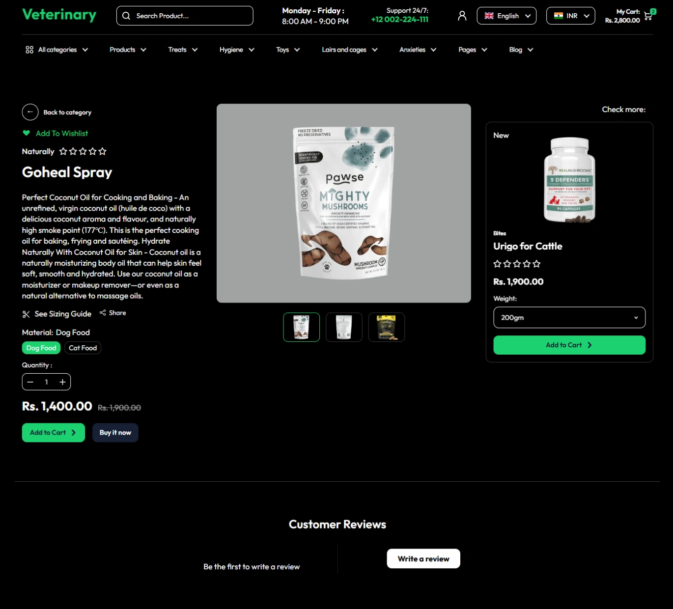 Veterinary Shopify Theme - WorkDo