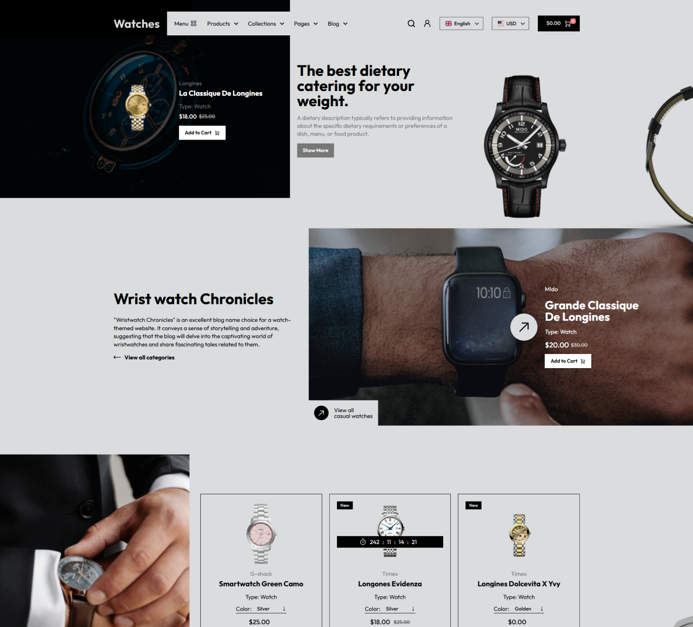 Watches Shopify Theme - WorkDo
