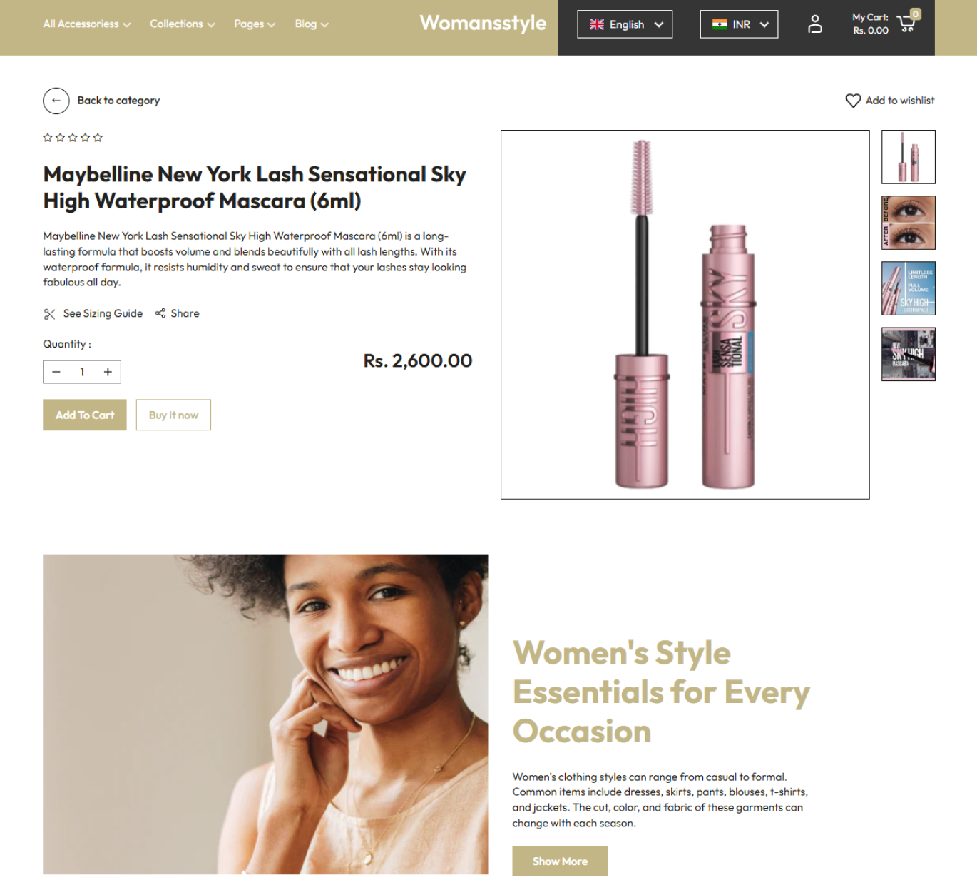 Womansstyle Shopify Theme - WorkDo