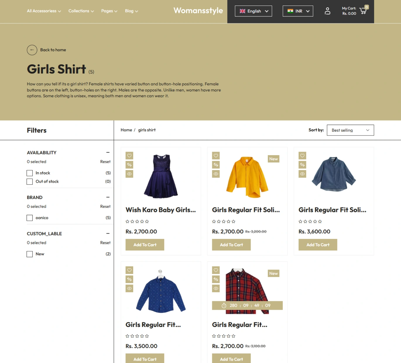 Womansstyle Shopify Theme - WorkDo