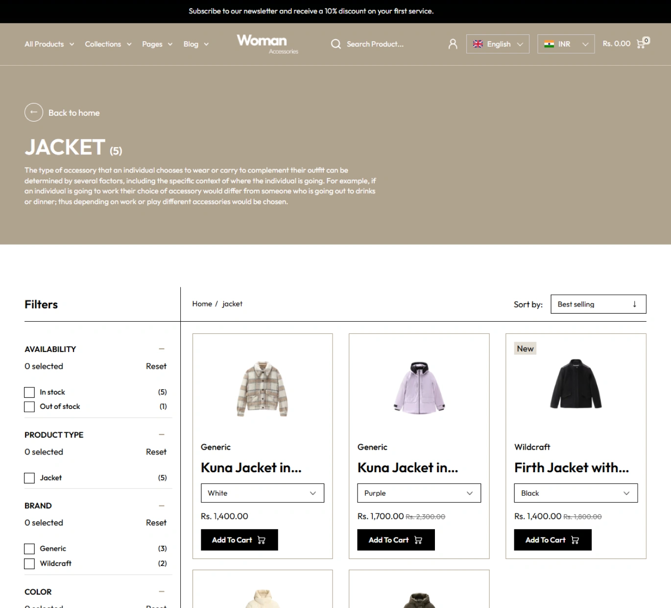 Women Accessories Shopify Theme - WorkDo