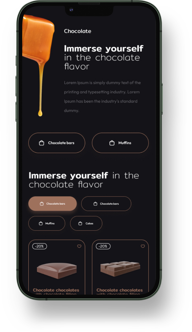 Chocolate – Mobile Apps for eCommerceGo SaaS