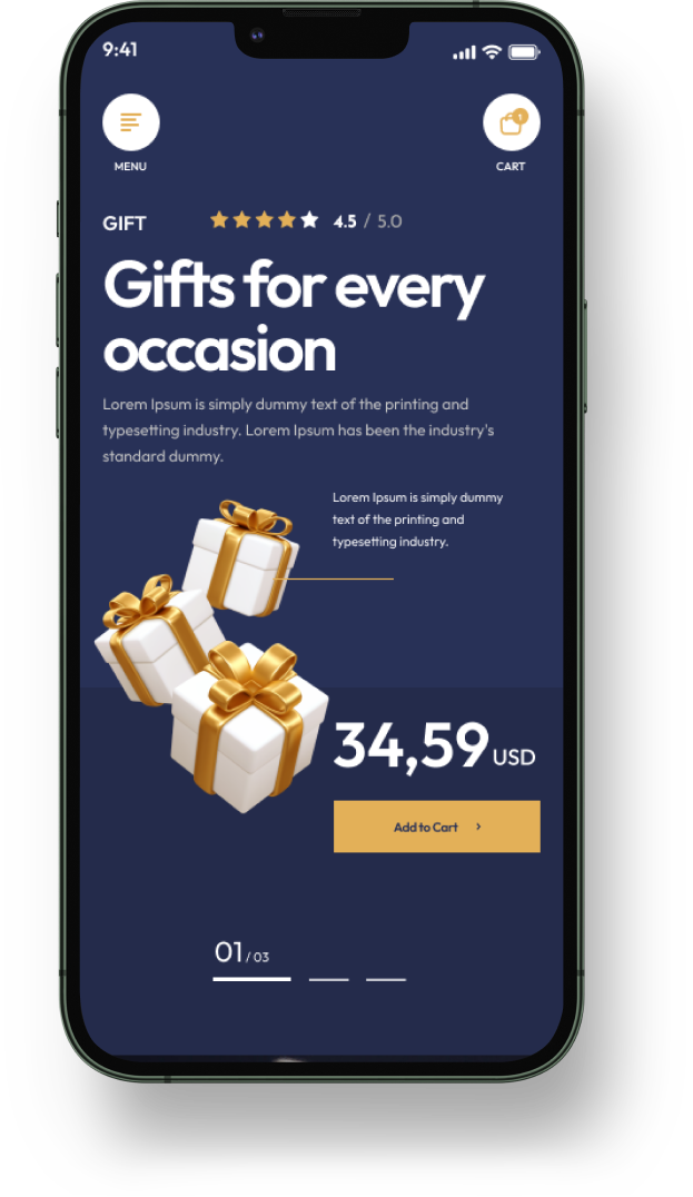Gifts For Her – Mobile Apps for eCommerceGo SaaS