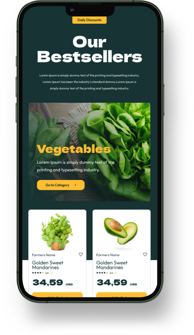 Grocery – Mobile Apps for eCommerceGo SaaS