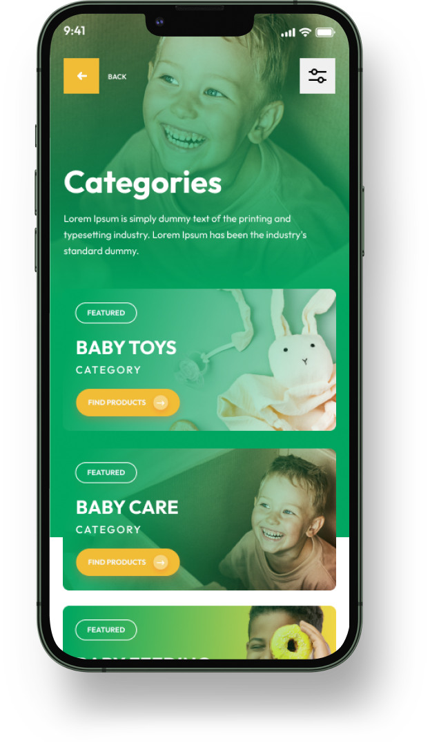 Kidscare – Mobile Apps for eCommerceGo SaaS