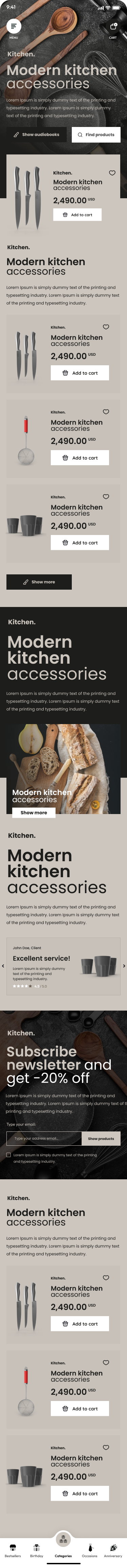 Kitchen – Mobile Apps for eCommerceGo SaaS