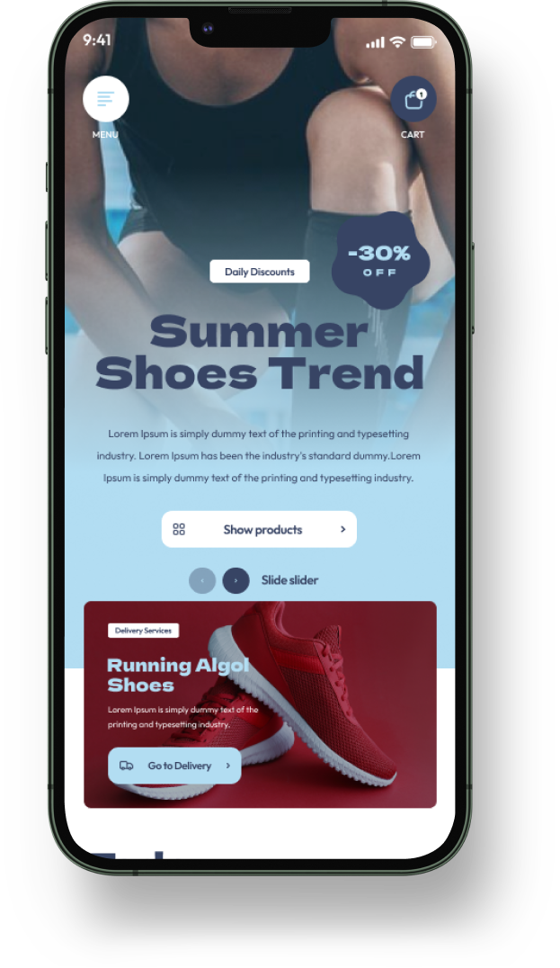 Shoes – Mobile Apps for eCommerceGo SaaS