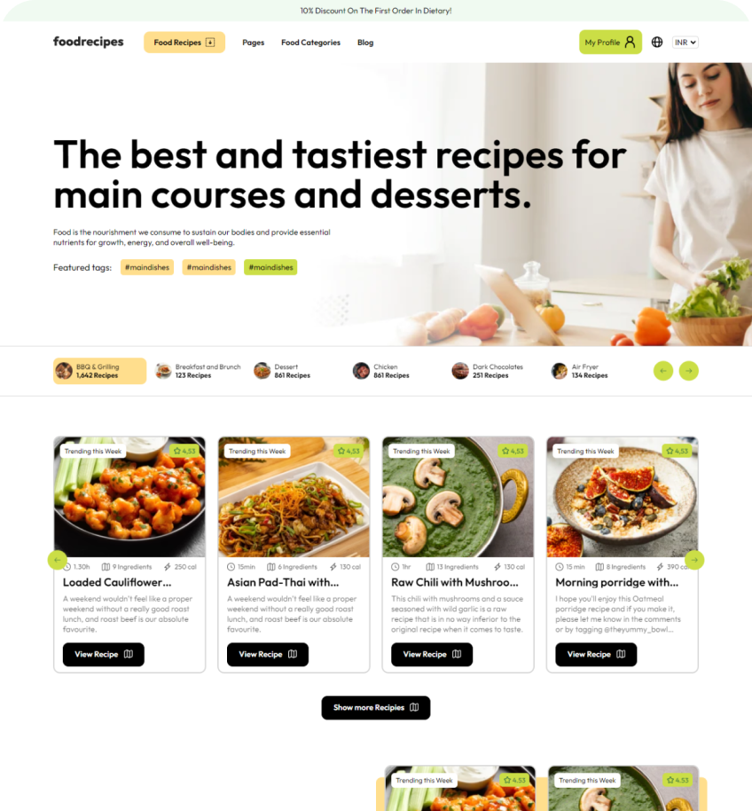 Food Recipes Shopify Theme