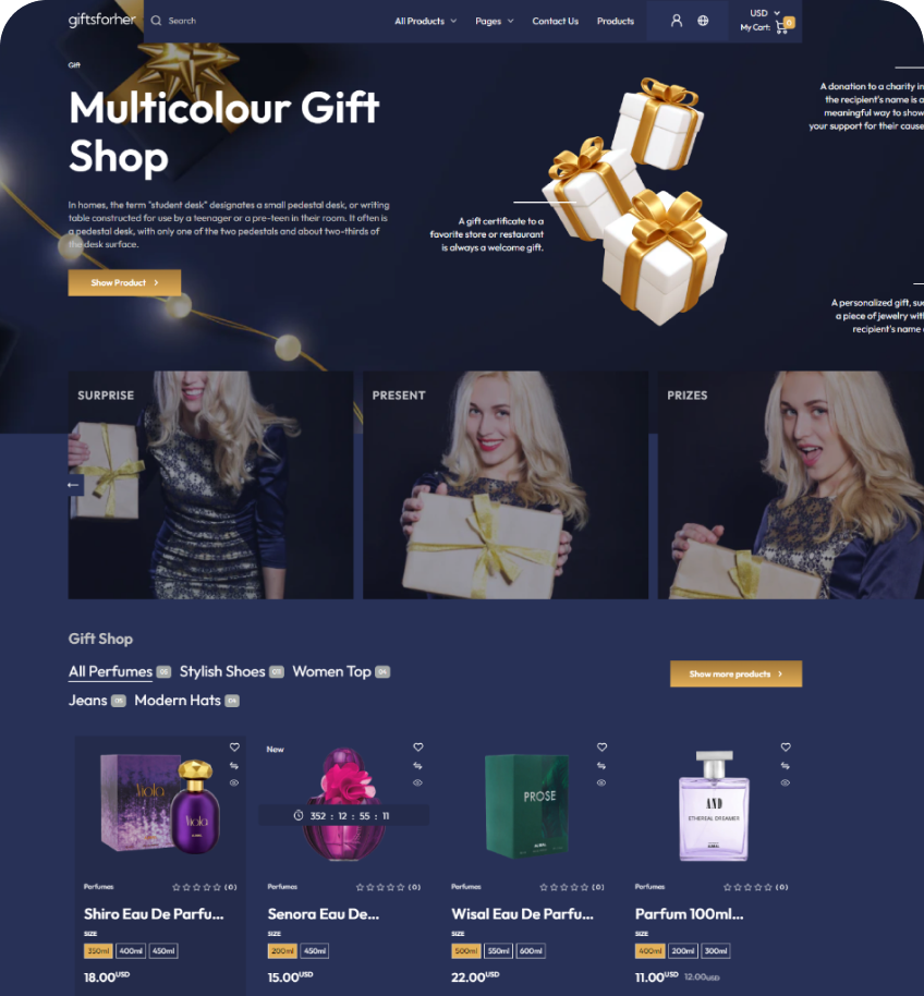 Gifts For Her Shopify Theme