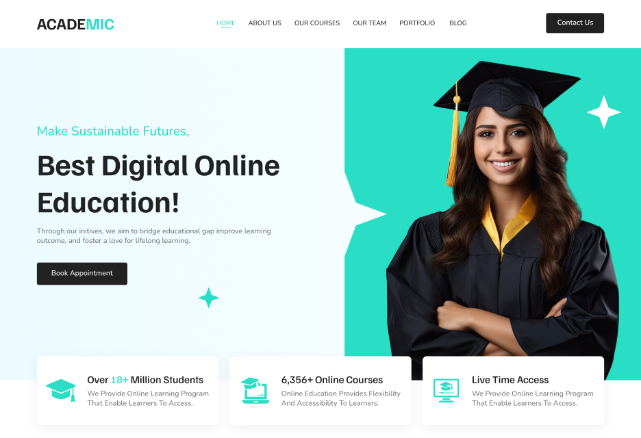 Academic Services – BookingGo SaaS Add-on